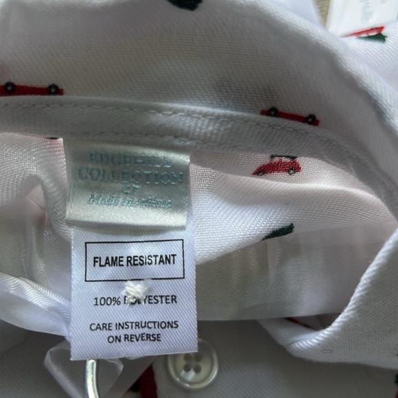 Edgehill Collection Long Sleeve Holiday Pajama Set - Picture 9 of 10